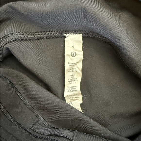 Lululemon Swift Speed High-Rise Crop 21" Size 4 Black - Picture 8 of 13